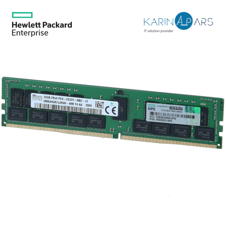 HPE 32GB (1x32GB) Dual Rank x4 DDR4-2933 Memory Kit P00924-B21 رم سرور HPE