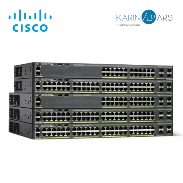 Catalyst 2960-X 48 GigE PoE 740W, 4 x 1G SFP, LAN Base