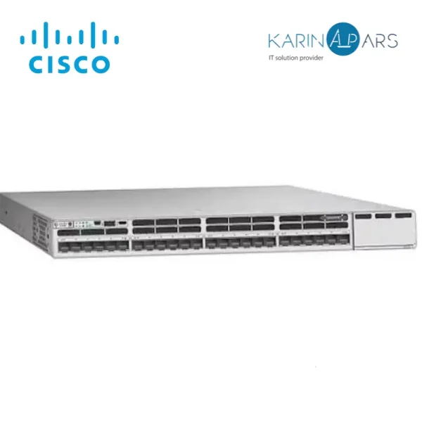 Catalyst 9300X 24x25G Fiber Ports, modular uplink Switch , Network Essentials